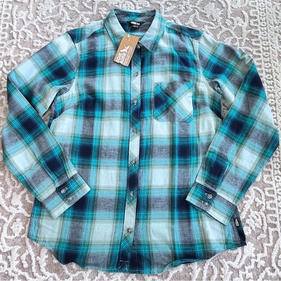 NWT Eddie Bauer Women’s Forest Flannel Shirt - Picture 6 of 14